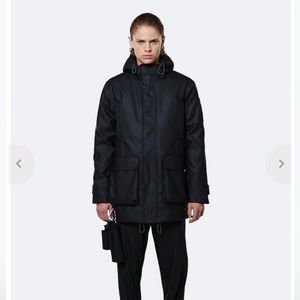 RAINS new with tags - Glacial parka